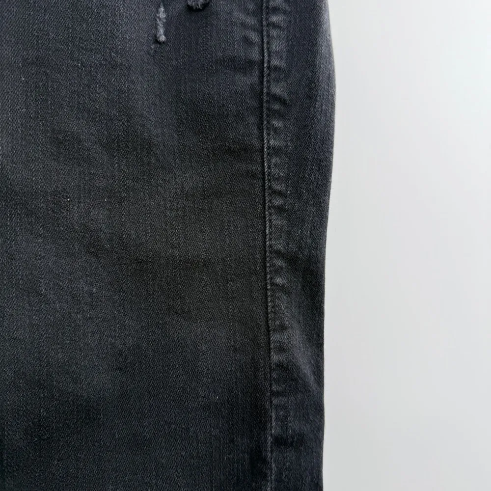 Mother Denim The Looker Ankle Fray Skinny Jeans in Guilty As Sin Sz 25 Gray Wash - Image 12