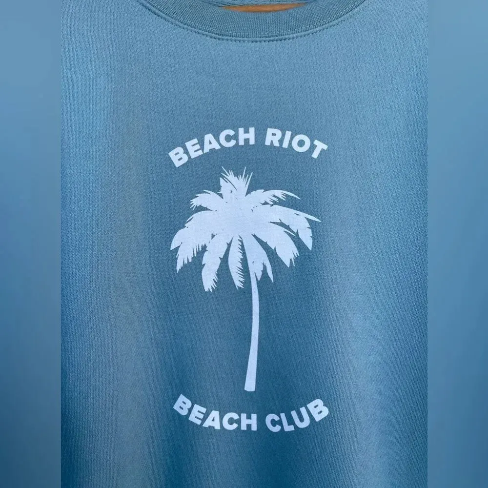 Beach Riot  Beach Club Oversized Sweatshirt small - Image 3