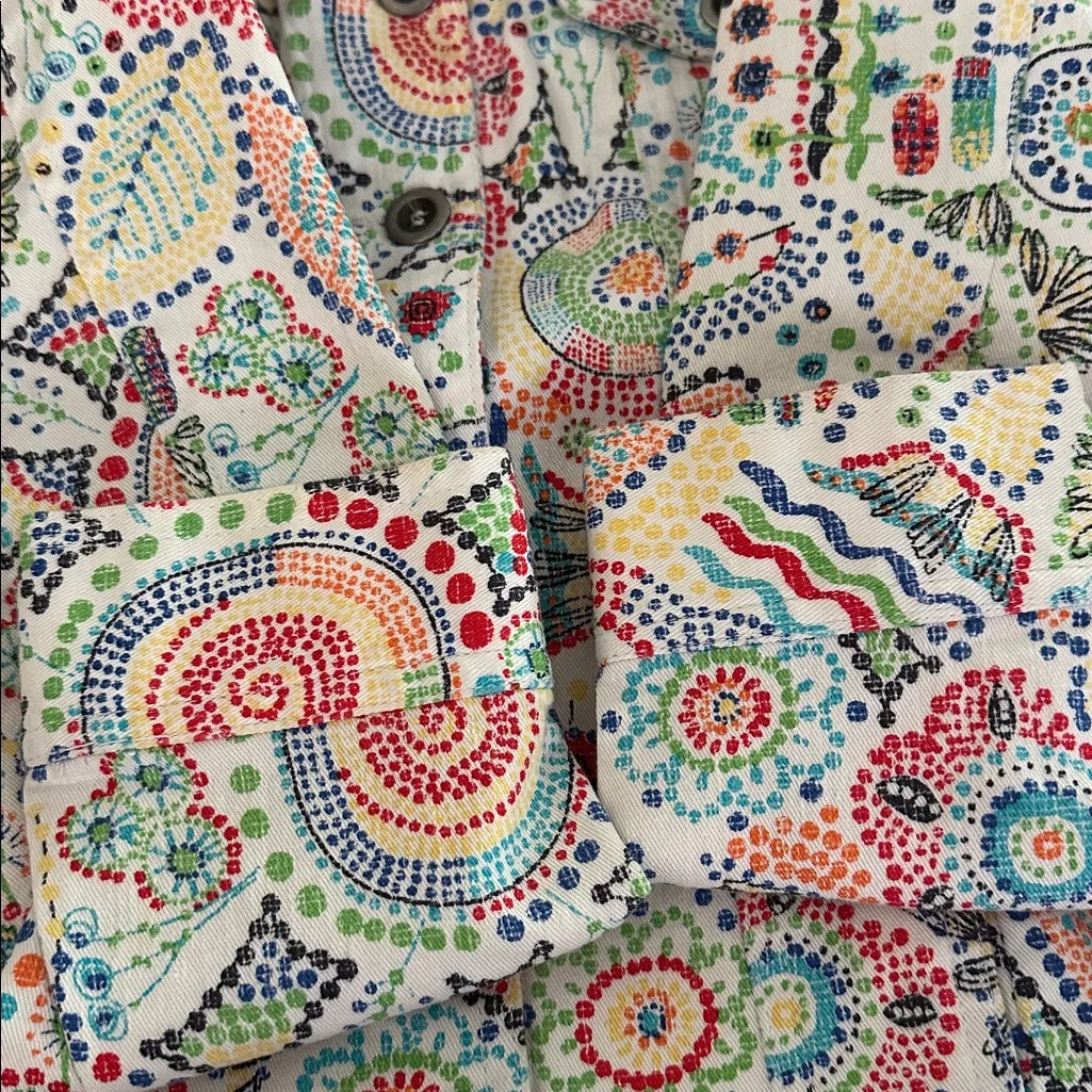 Ruby Rd. Multicolor Button Down Jacket Size 10P - Image 12