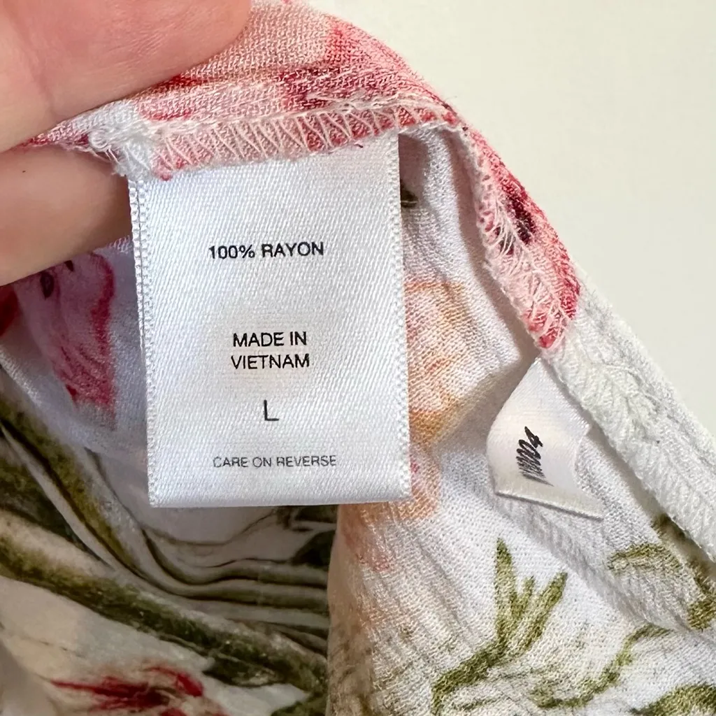 Soho Jeans New York & Company Floral Lace Off the Shoulder Blouse - Image 3