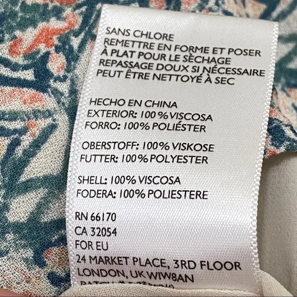 Ecote Tiles For Miles Printed Boho Maxi Dress XS - Image 14