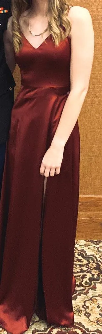 Formal Dress Red Size 4 - Image 2