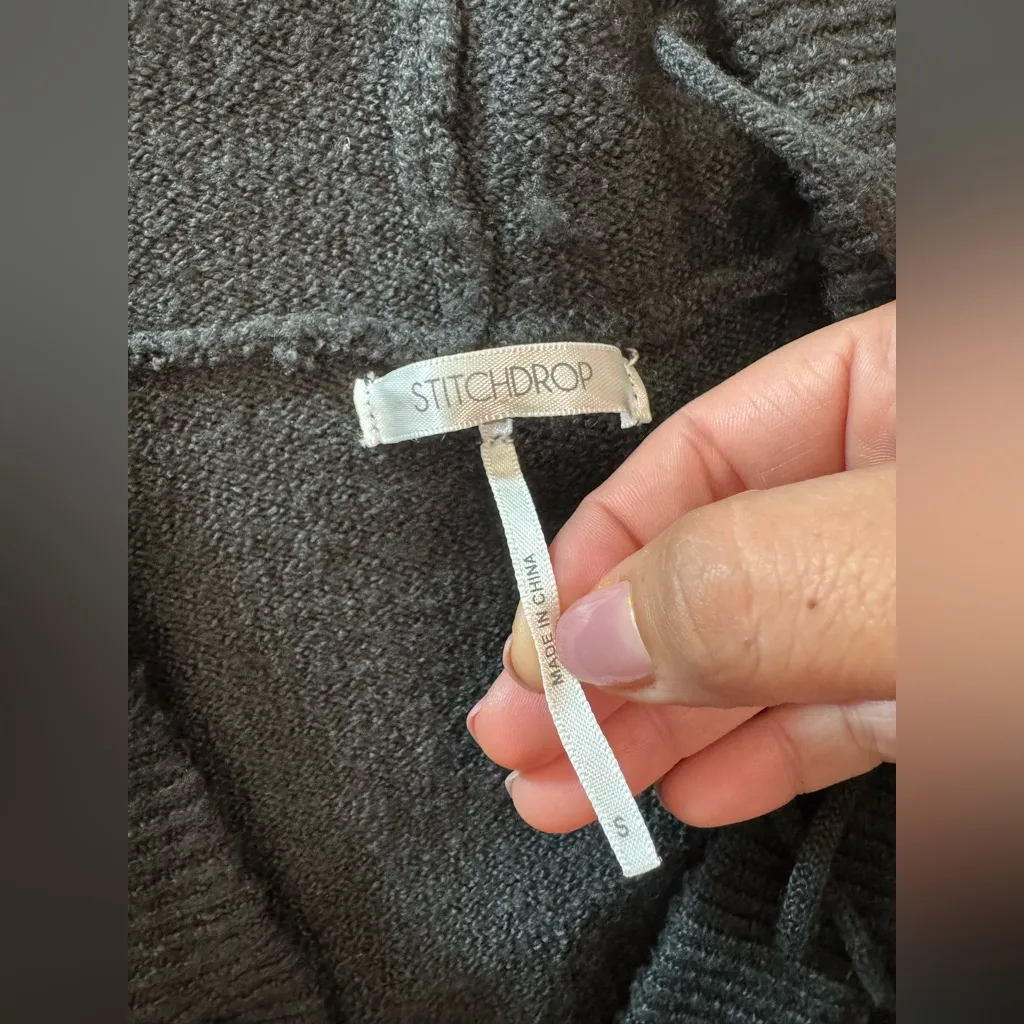 Chic Black Long Sleeve Hoodie Dress - Image 12