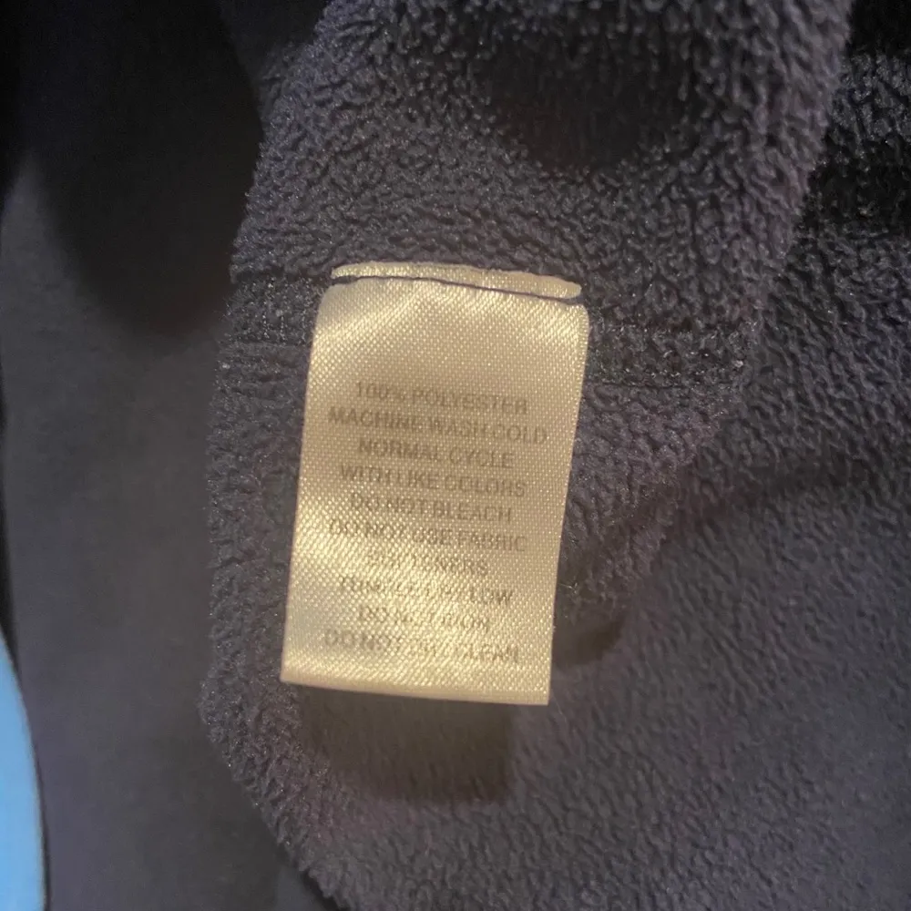 Eastern Mountain Sports Size Large Navy With Light Blue Accents Half Zip Fleece - Image 4