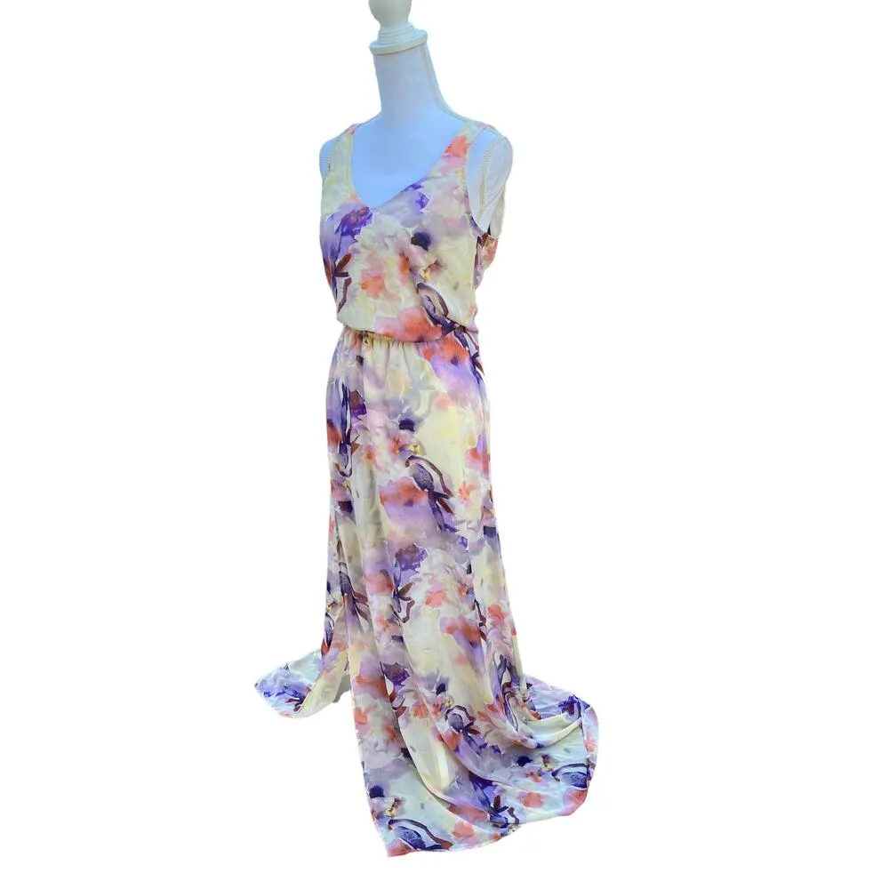 Show Me Your Mumu Kendall Maxi Dress Abers Babers Floral Women's Extra Small - Image 3