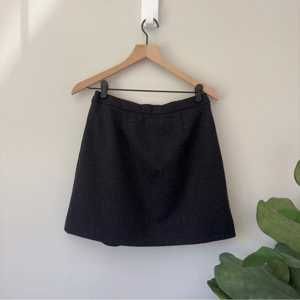 Madewell  Business Casual Professional Skirt Pleated Front Zip Up Zipper Side EUC - Image 2