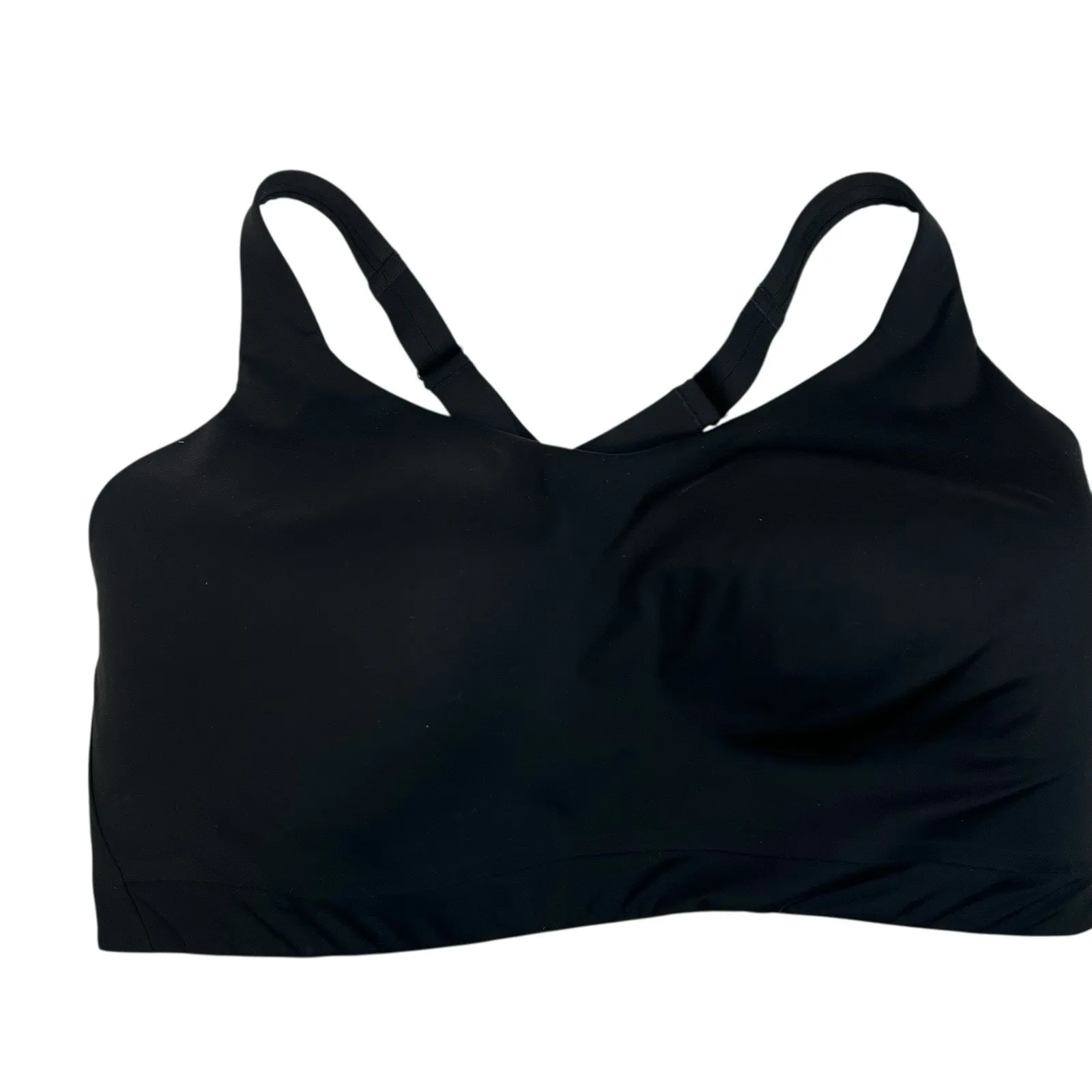 Athleta 40F Advance Sports Bra High Impact Full Coverage Black 405744 Running - Image 2