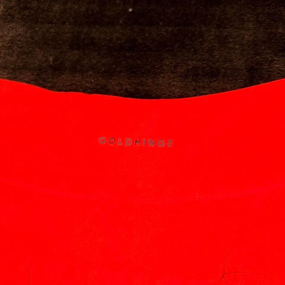 NWOT Gold Hinge Skort Red Size Medium - Image 4