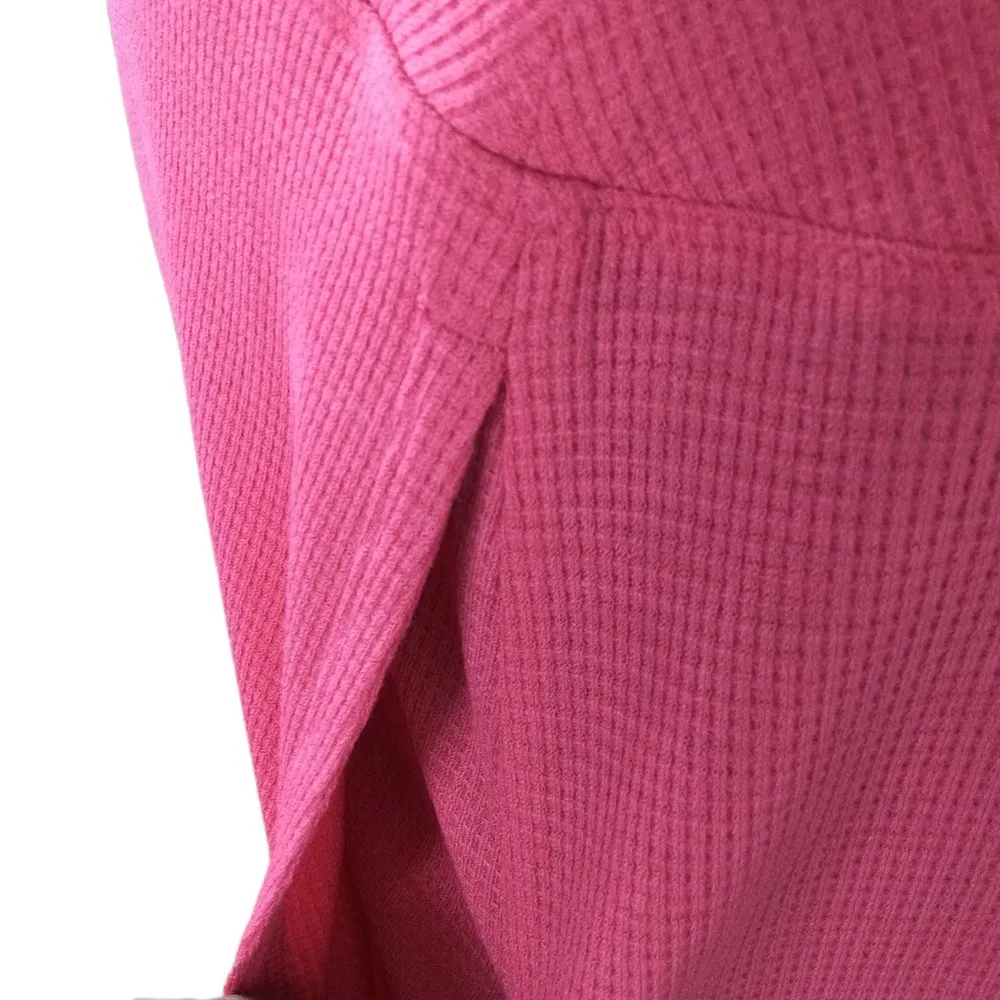 Athleta Wind Down Sleep Waffle Knit Pajama Set in Pink Plus Size Nwot - Image 8