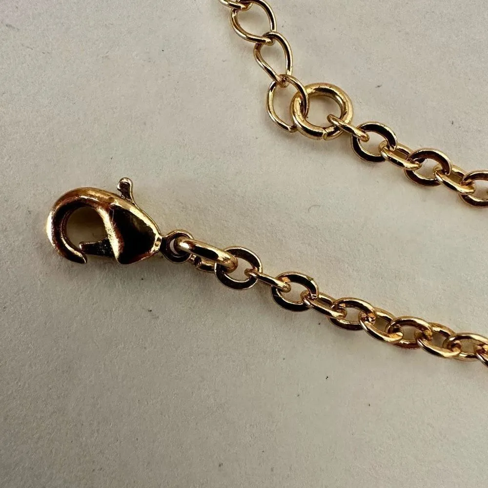 R.J. Graziano pink rhinestone bee and hive pendant necklace Gold - Image 9