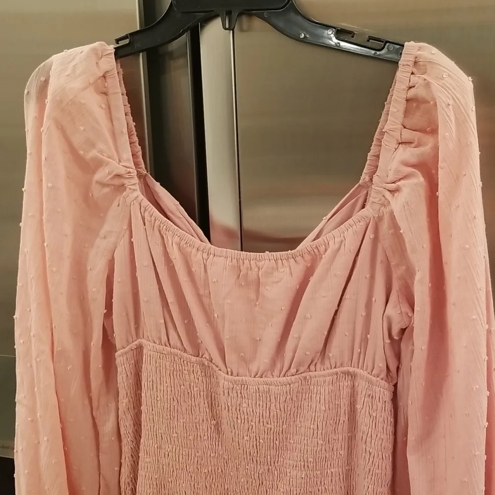 💕ASTR THE LABEL💕 Long Sleeve Twist Bust Dress ~ Soft Pink XL NWT - Image 10