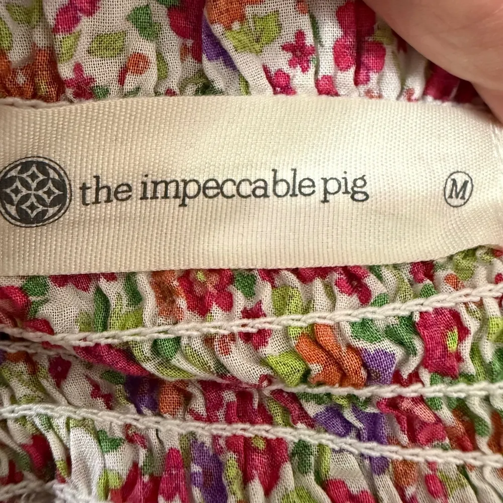 The Impeccable Pig Dress Size M Floral Print - Image 7
