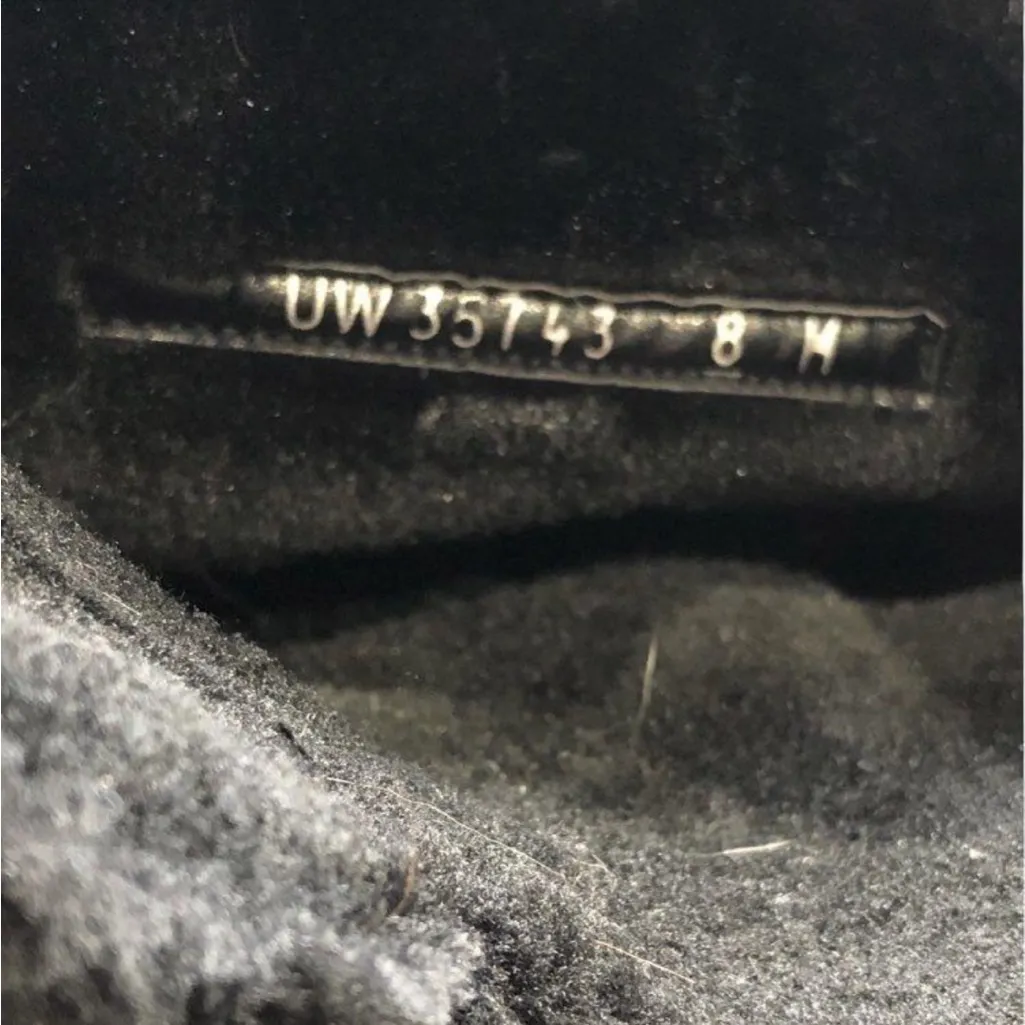 $425 Stuart Weitzman Bearwear Black Water-Resistant Snow laced rain Boot Size 8 - Image 7