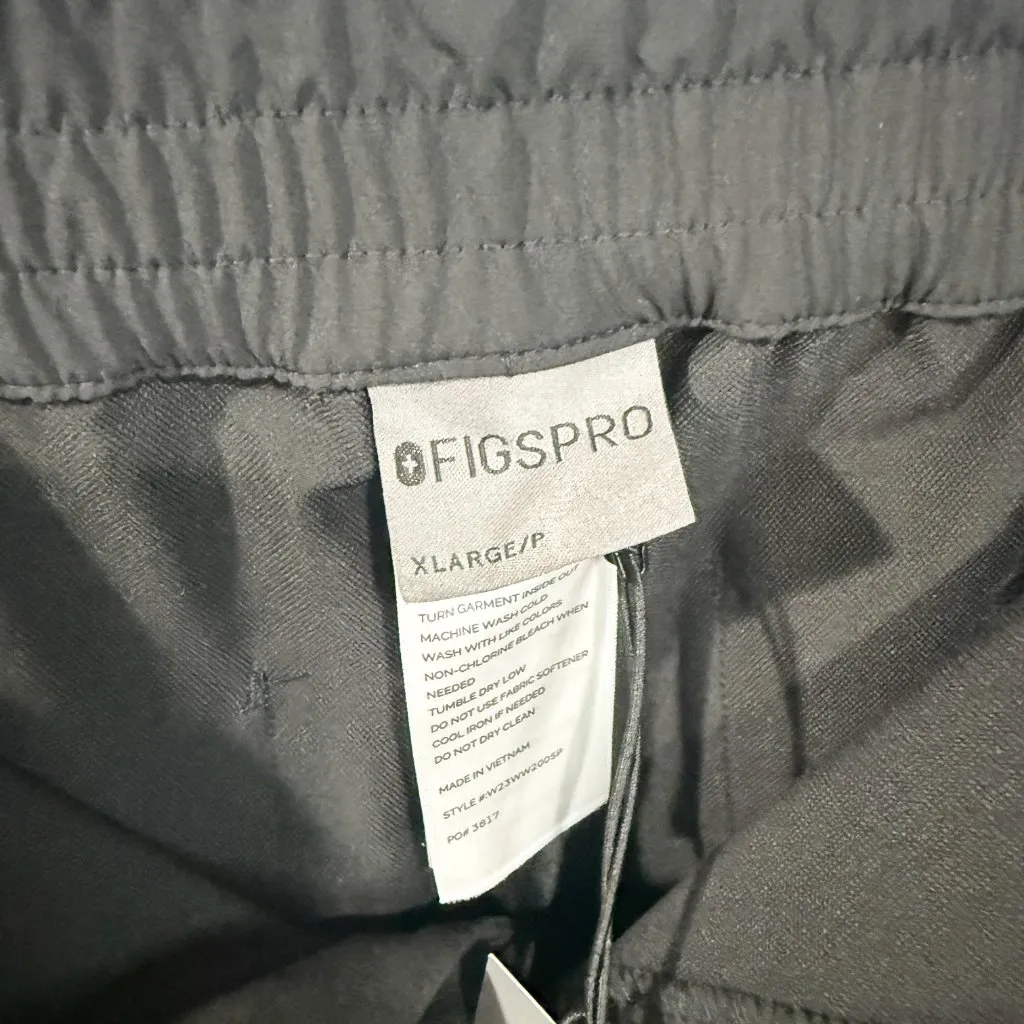 FIGS PRO Skinny Scrub Pants XL Petite Black NWT - Image 5