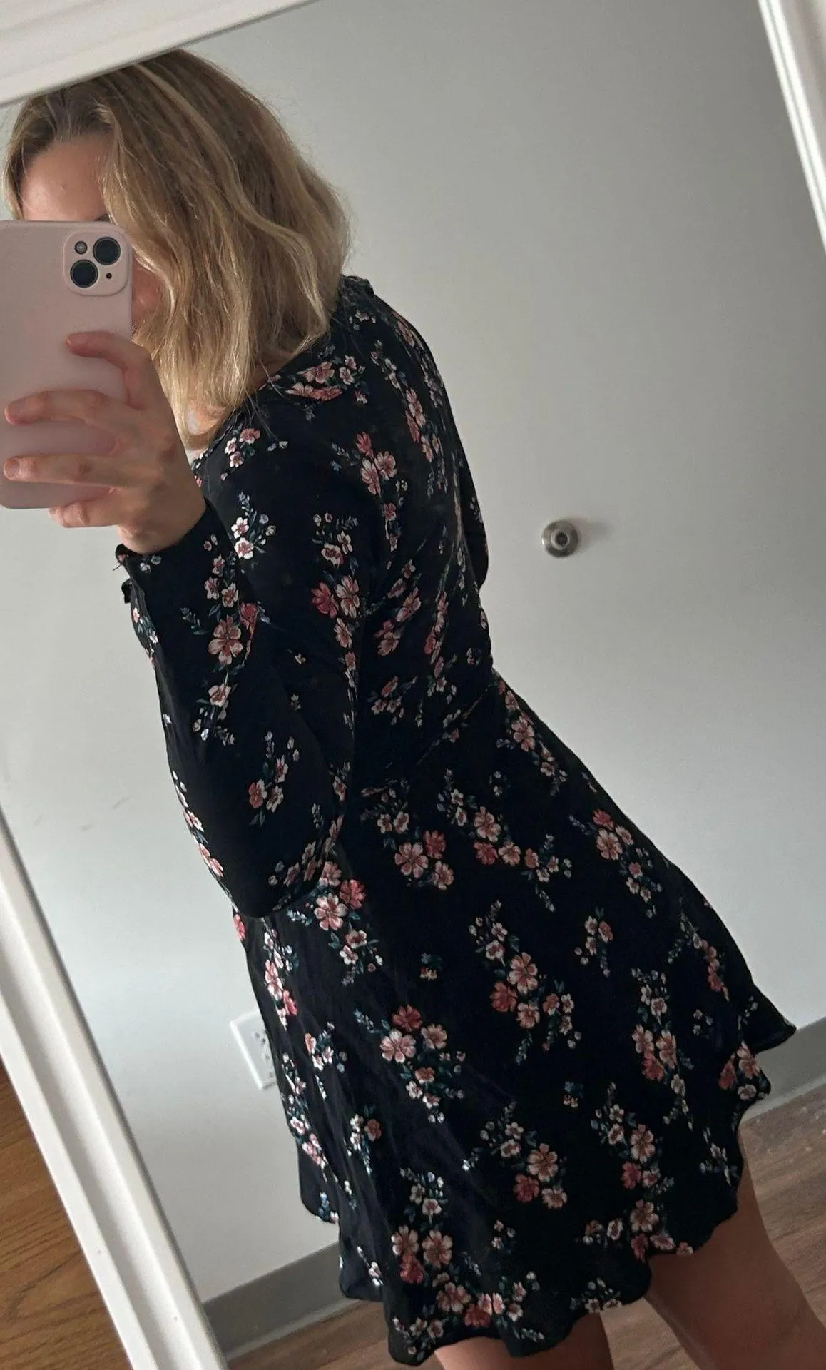 Floral Long Sleeve Dress - Image 3
