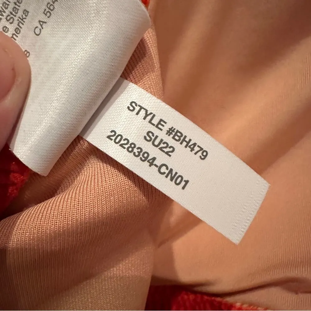 J. Crew Textured Convertible Scrunchie Sweetheart Bikini‎ Top Sz XXL NEW - Image 7