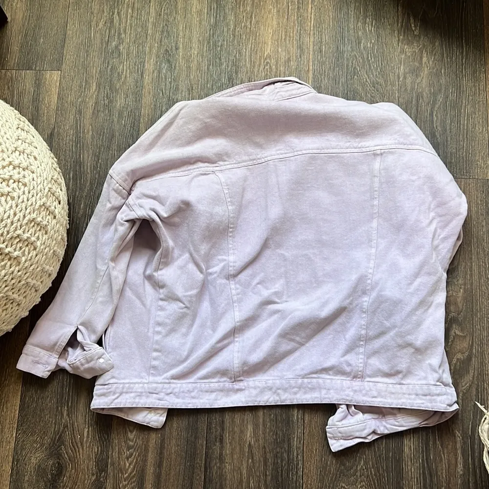 Etophe Studios Light Purple JEAN Jacket - Image 3