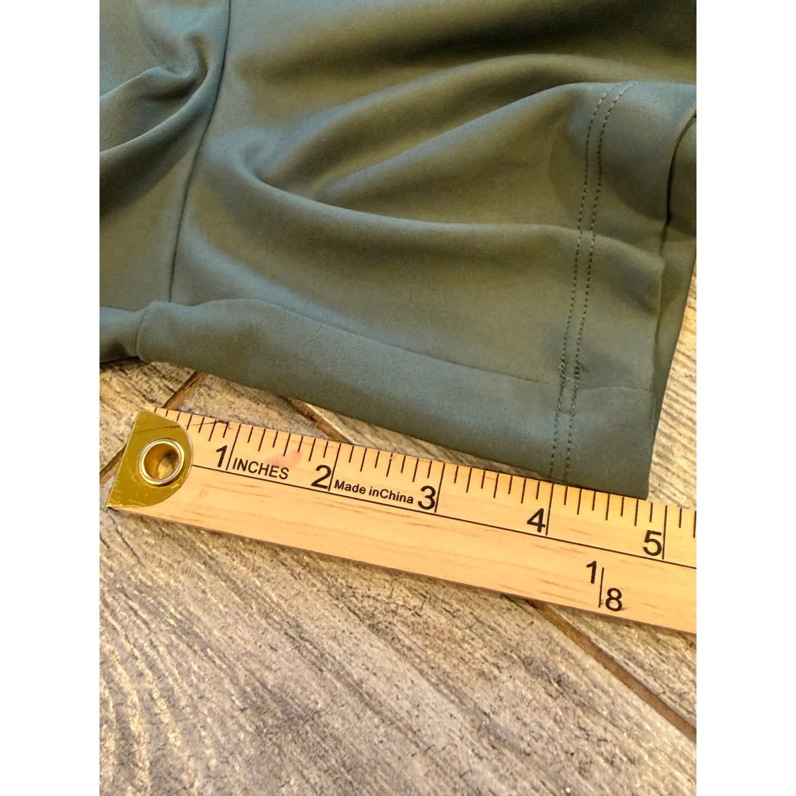 Tommy Hilfiger Sport Shorts NWT Large Womens Green Pockets Drawstring Athletic - Image 12