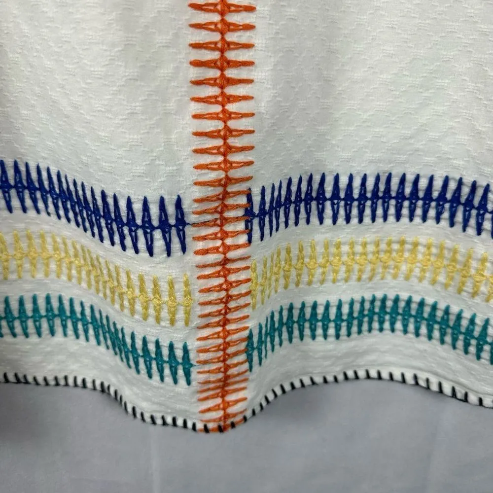 Soft Surroundings Women’s Tunic Shirt Top Longer Length Cream Thick Medium - Image 4