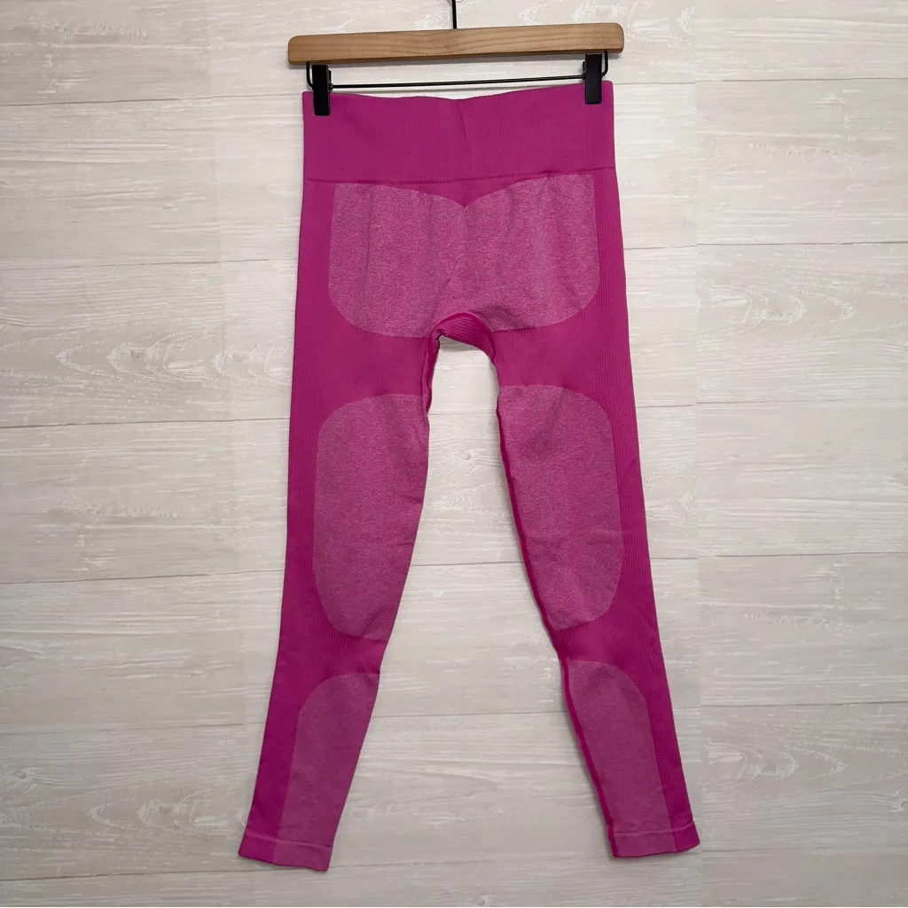 PrettyLittleThing Women's Pink Seamless High Rise Athletic Contour Leggings - Image 6