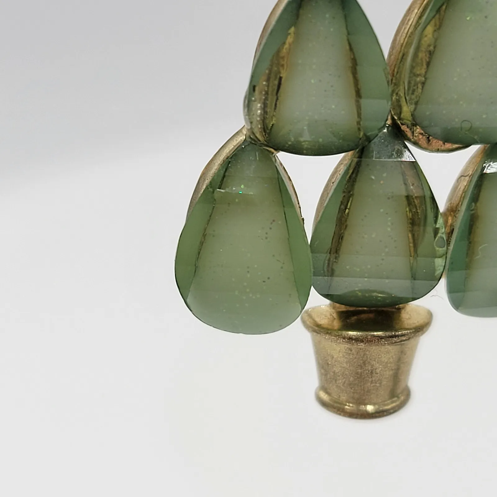 Womens Jewelry Green Stones Christmas Tree Beaded Dangling Earrings‎ Accessories - Image 6