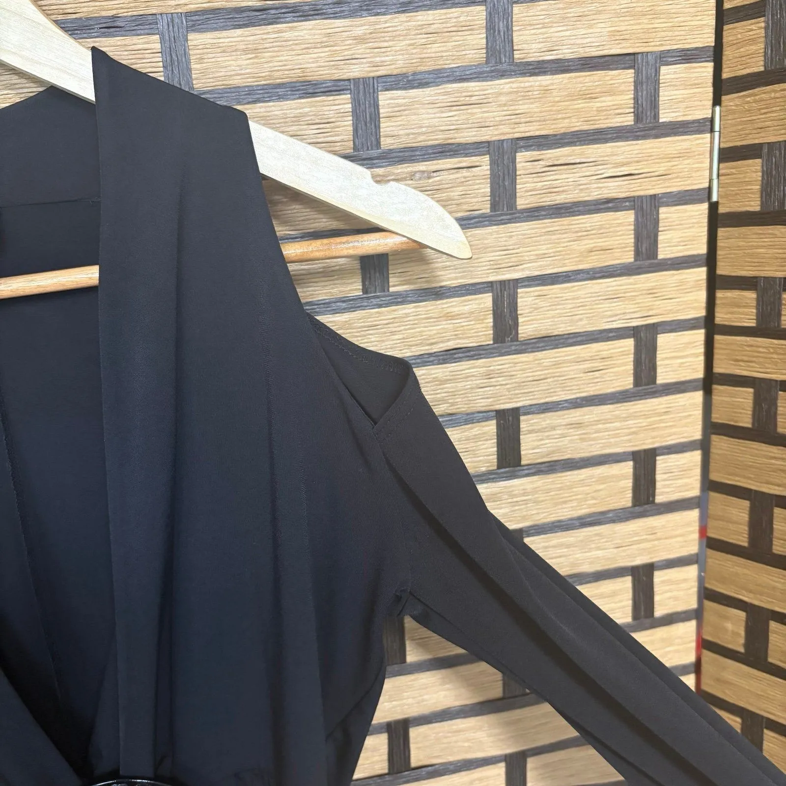 Fredricks Of Hollywood Black Cold Shoulder‎ Dress Size Small - Image 5