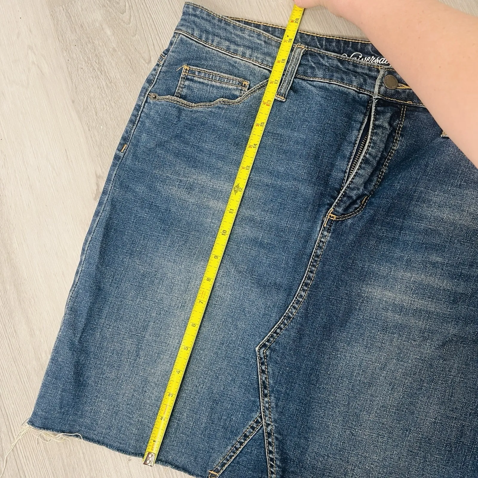 Universal Threads Universal Thread Jean Skirt XL- No Tag - Image 3
