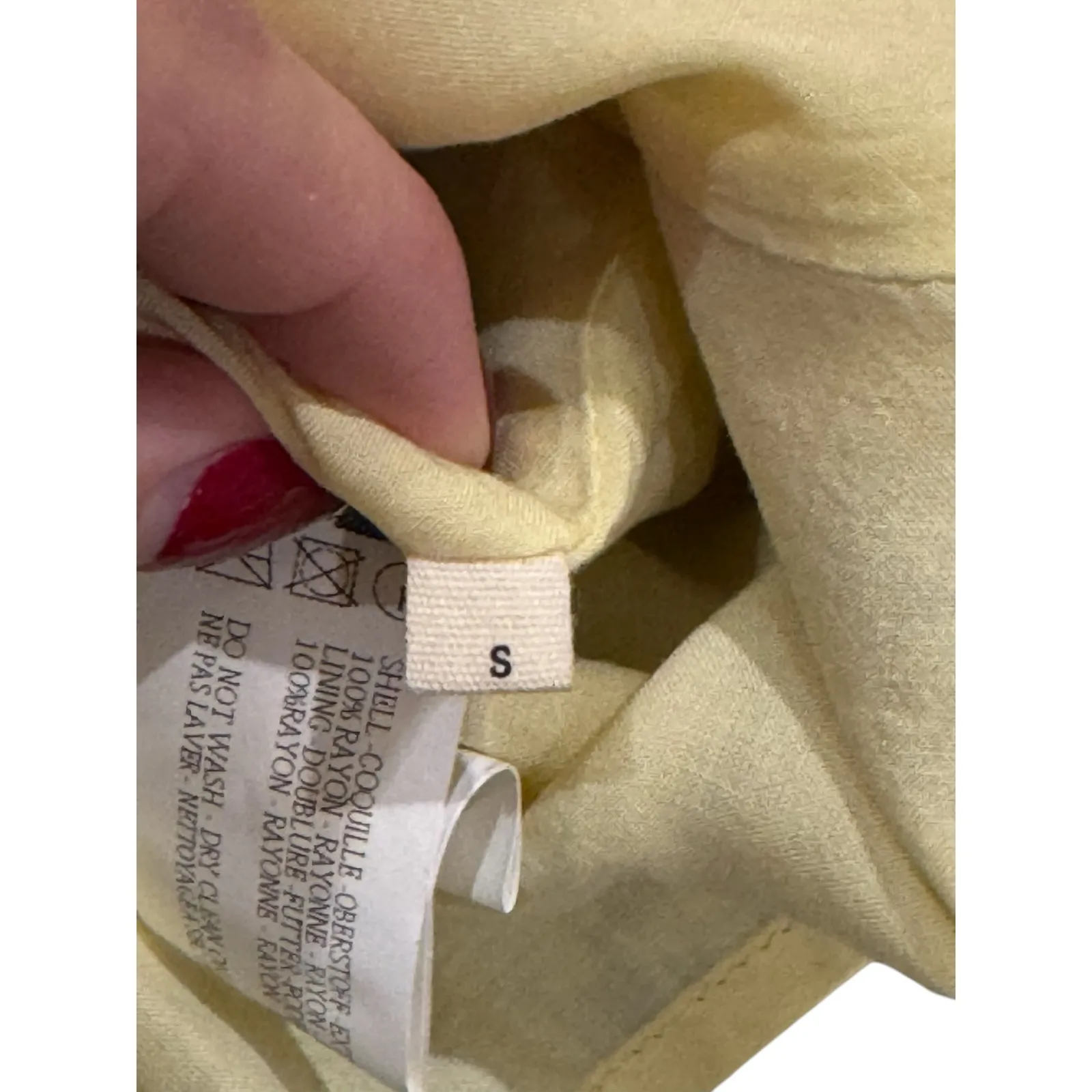 Revolve Capulet Preppy Clueless 90's Inspo Plaid Yellow Amber Mini Dress Small - Image 7