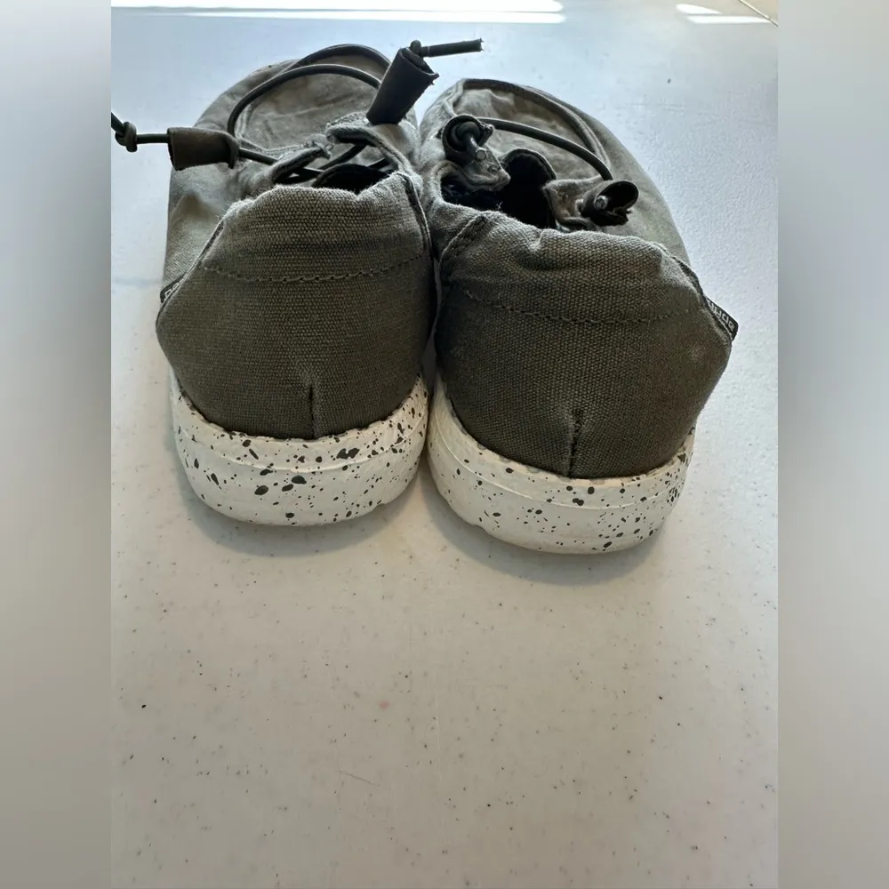 Hey Dude Wendy Sage Green Shoes Women's Size 6 Slip On - Image 3