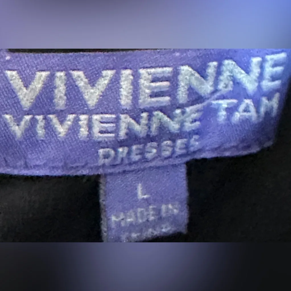 Vivienne Tam Black bead Embellished Collar Dress Women's Sz Large - Image 8