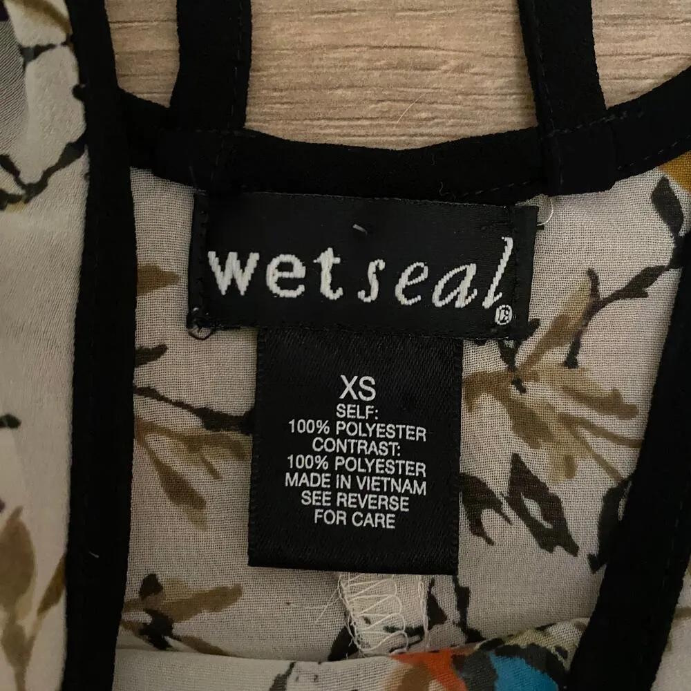 Wet Seal Tank Womens XS Sheer Blouse Career Casual - Image 4