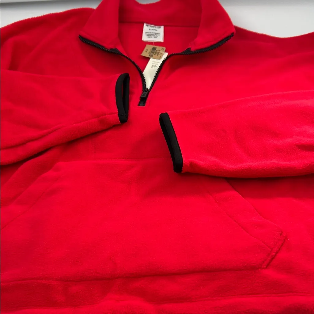 PINK Victoria's Secret Women's Bright Red Bomber Jacket - Image 11