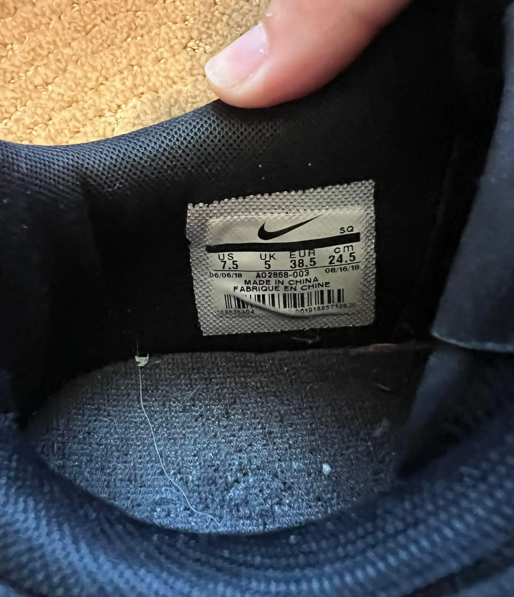 Platform Black Air Force 1s - Image 4