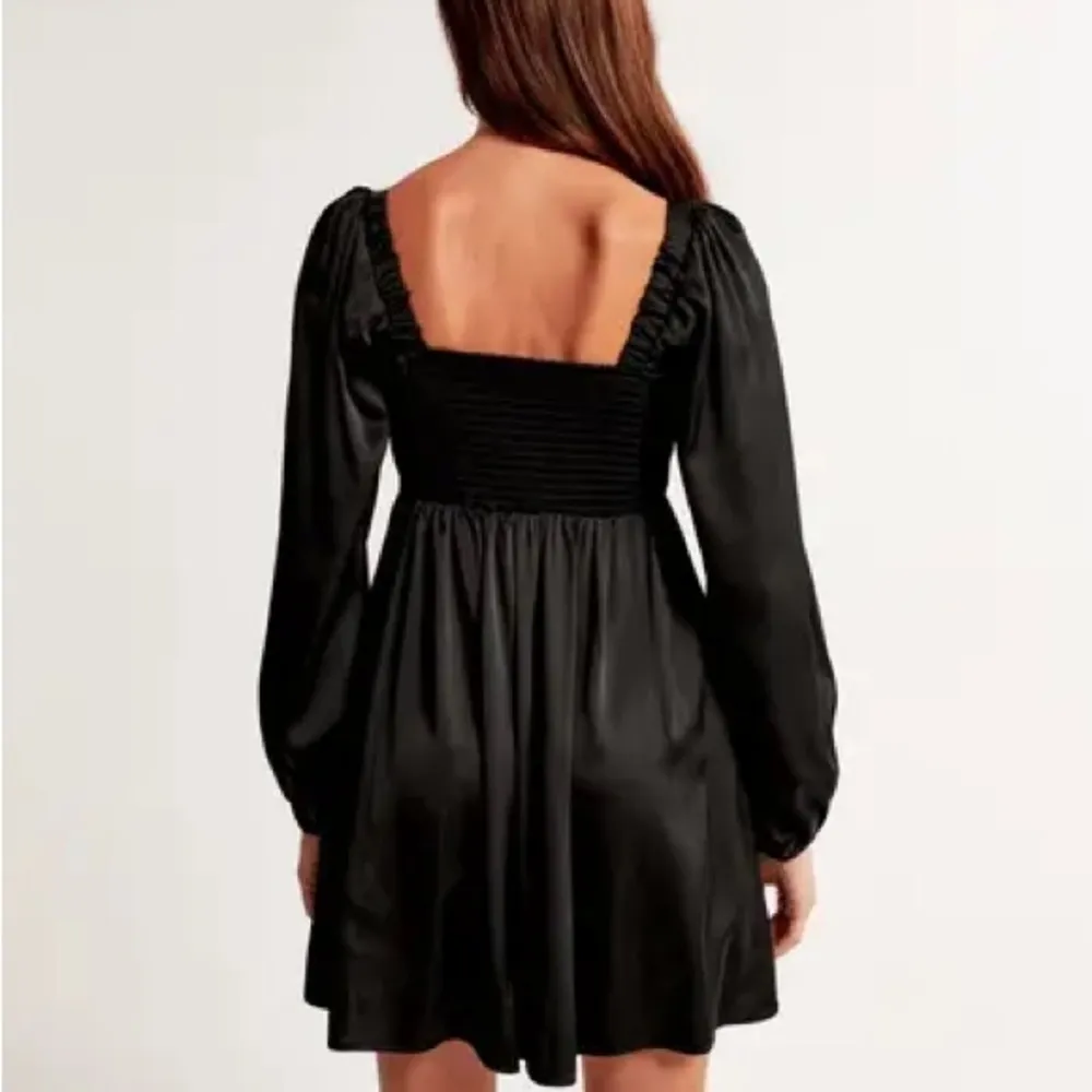 Abercrombie & Fitch Emerson Satin Long Sleeve Mini Dress - Image 2