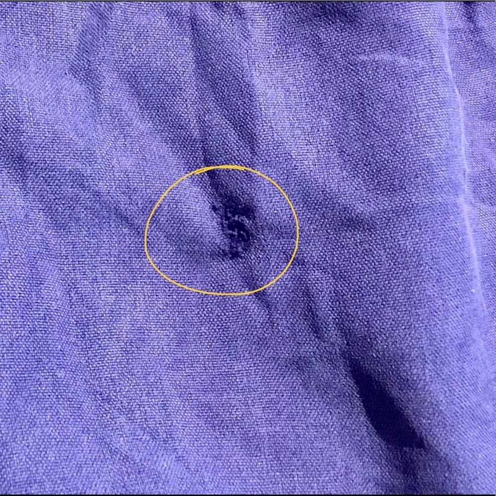 Anna and Frank 100% Silk Shirt Purple Size XL - Image 8