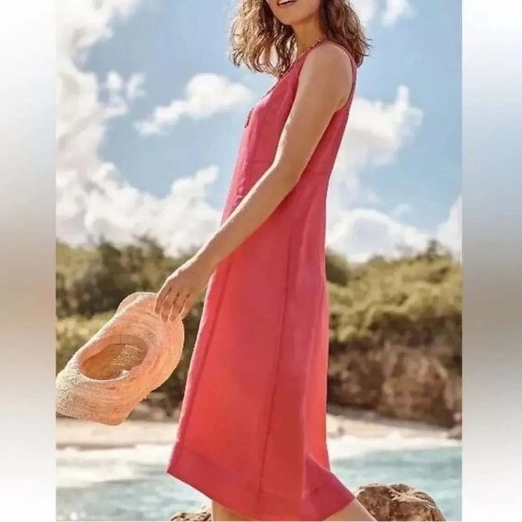 J.Jill pink linen blend midi maxi size L Size L - Image 10