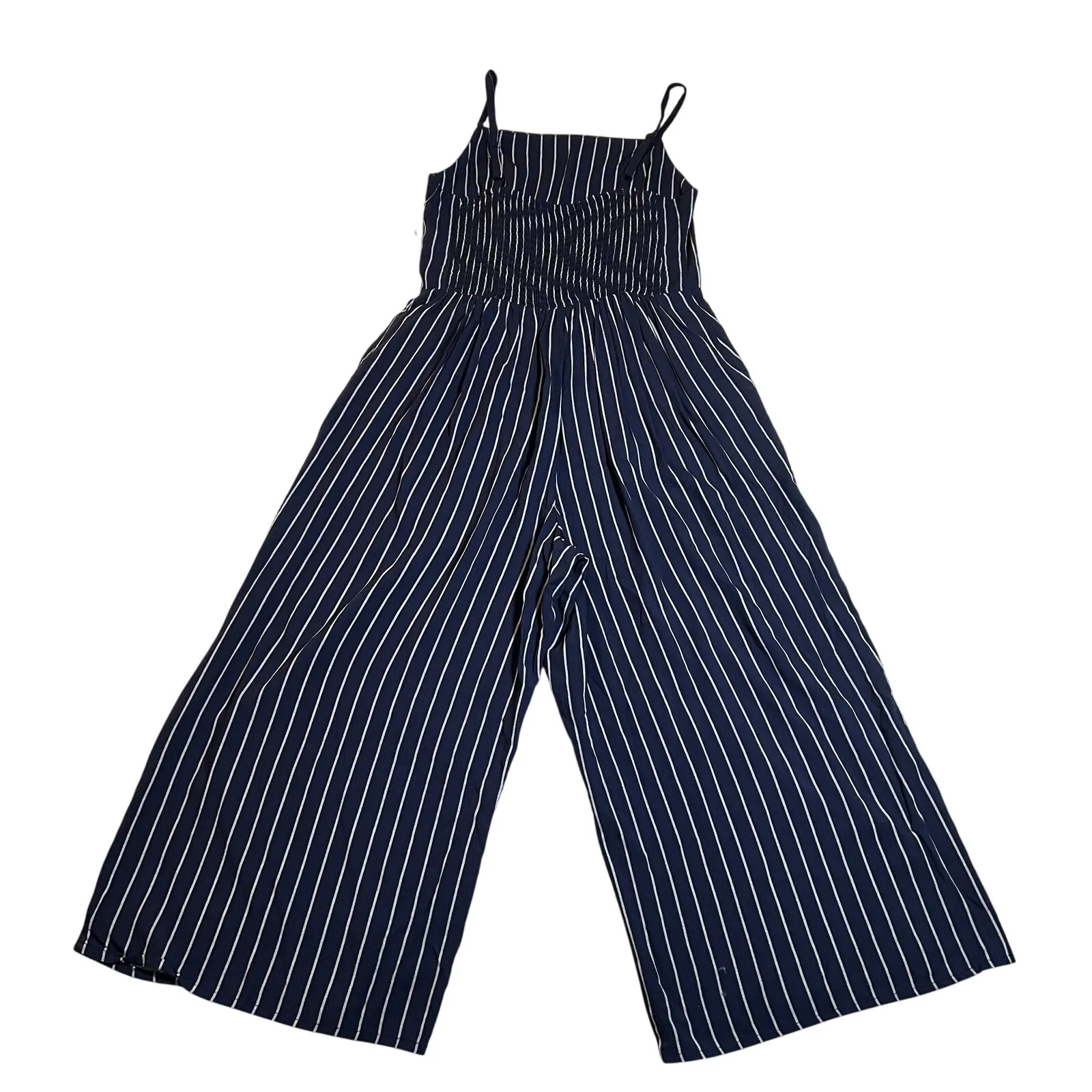 Old Navy Sleeveless Square Neck Cami Jumpsuit Size M NEW Pinstripe Nautical - Image 3
