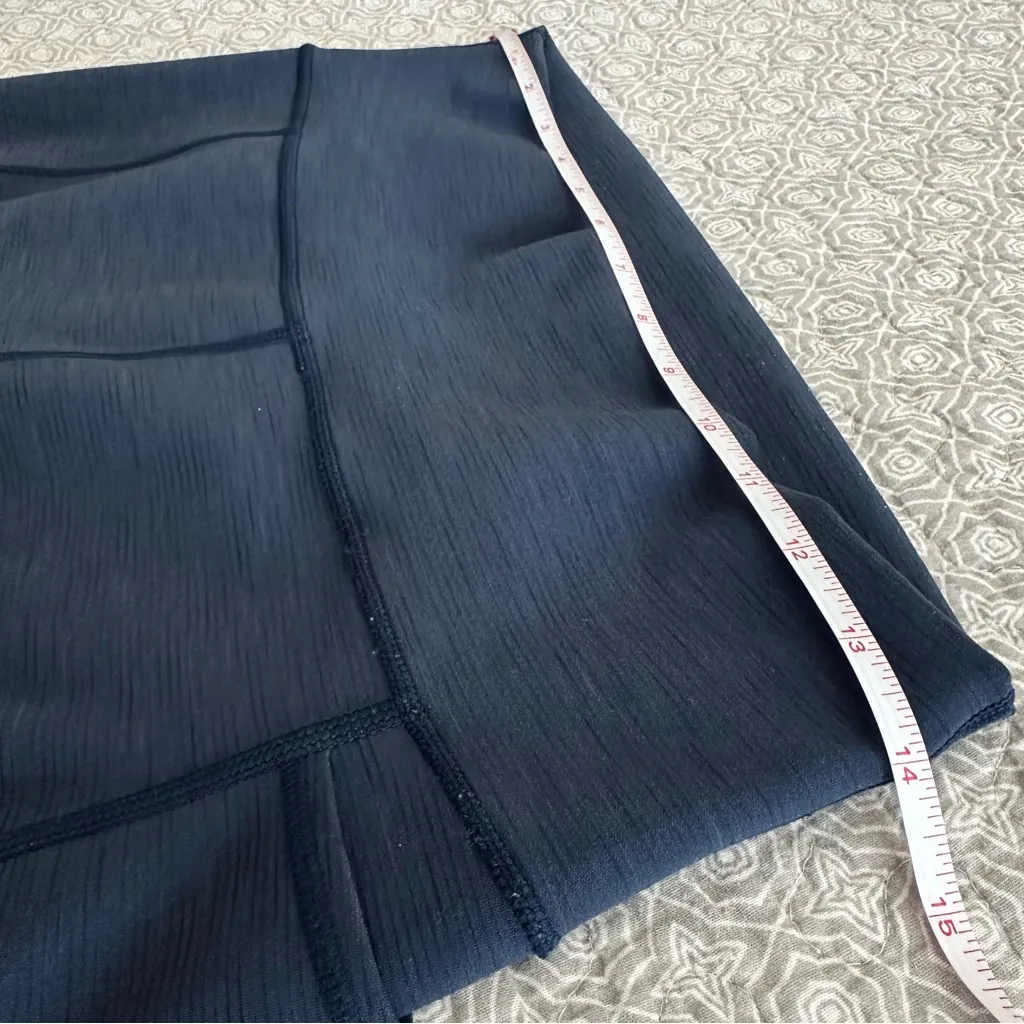 SWEATY BETTY Super Sculpt Full Length Leggings Navy Blue Pocket Size L - Image 9