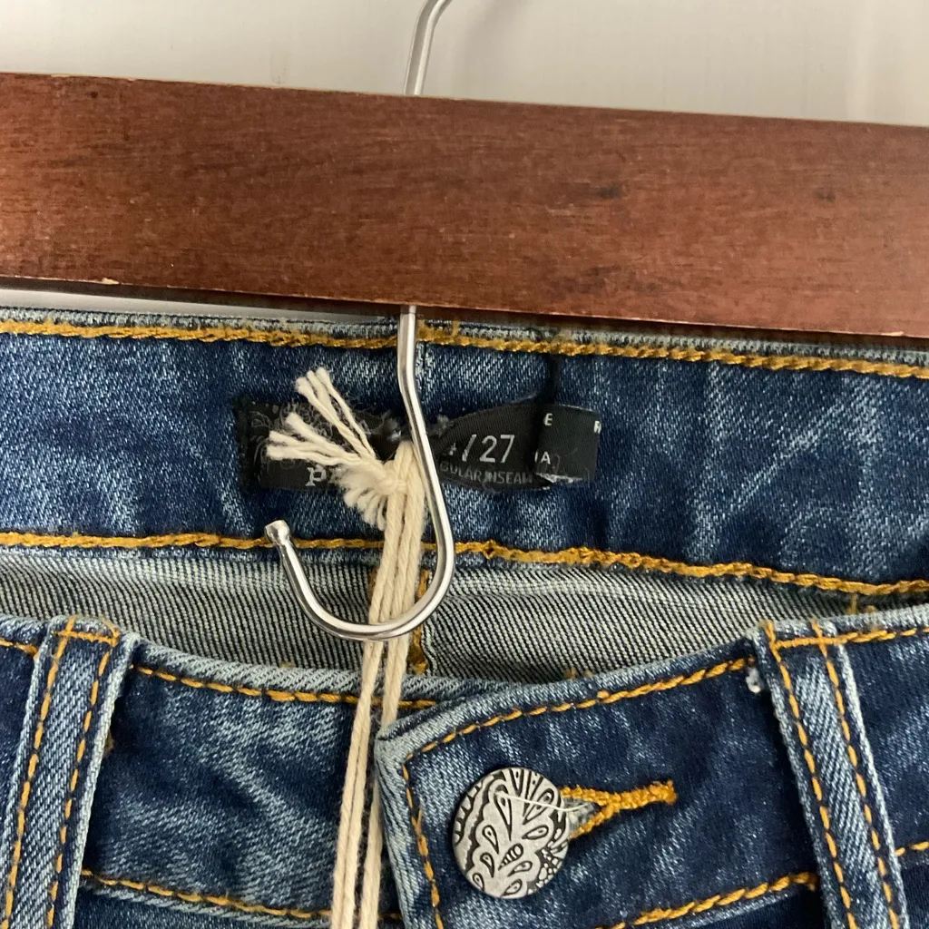 Prana London Jean Skinny Mid Rise Denim Jeans Size 27 New - Image 3