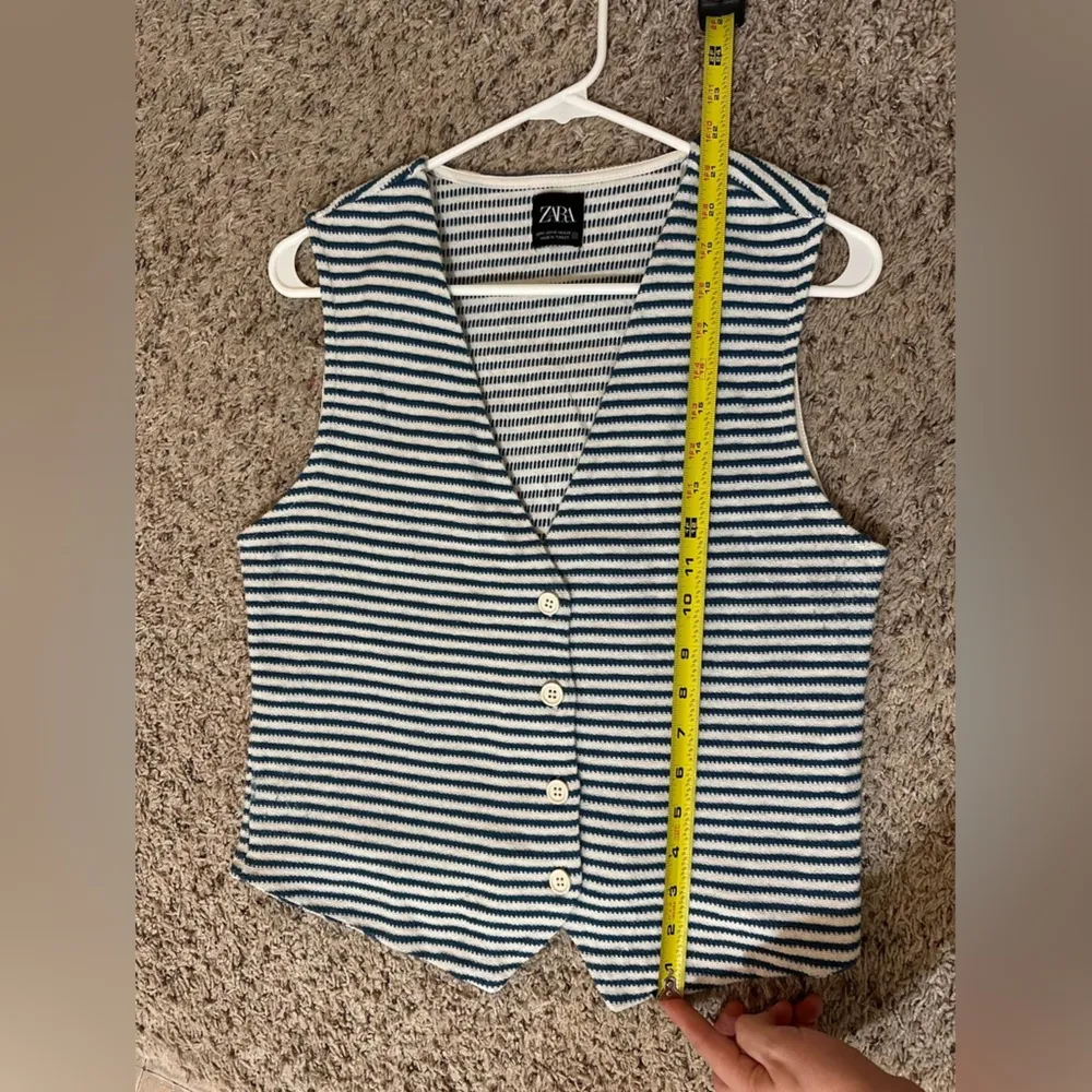 Zara 2 Piece Striped Vest And Wide Leg Pants Co-ord Set Sizes (Pant L - Vest M) - Image 12