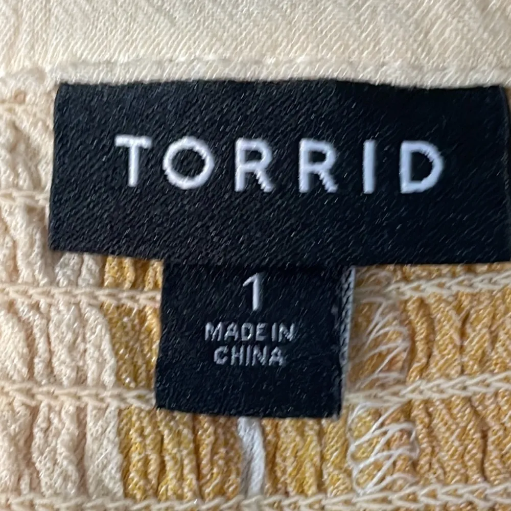 Torrid Seersucker Button Down Striped Top - Image 4