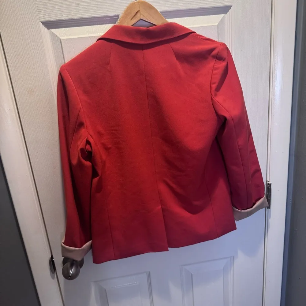 UO silence + noise burnt orange blazer - Image 3