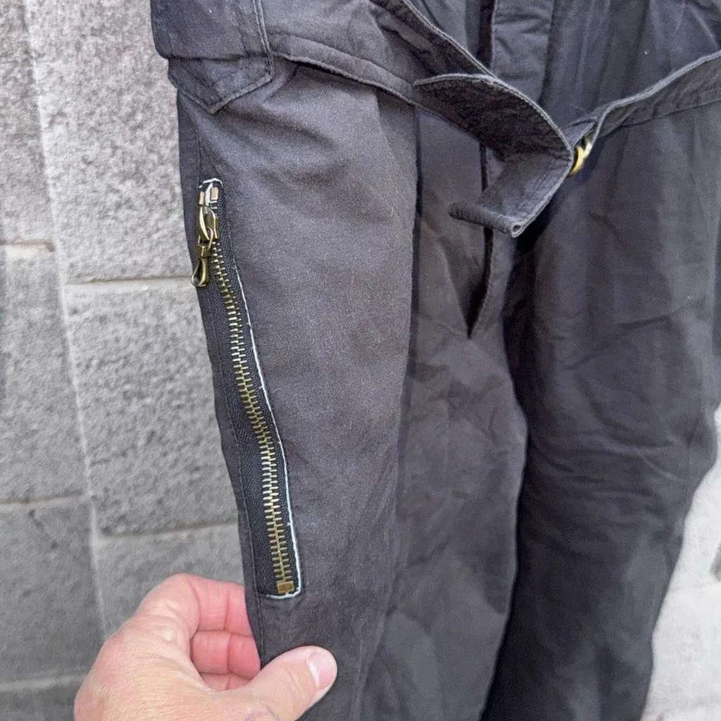 Vintage Black 5 AVENUE SNOWSUIT Ski Suit Size 40 USA fantastic no Sue all black - Image 2