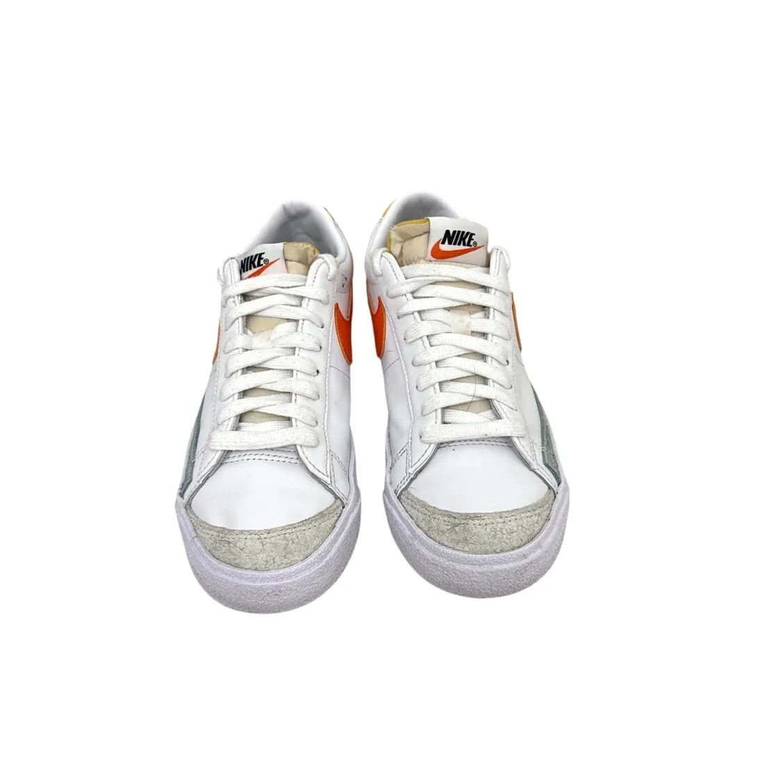 Nike Shoes Blazer Low White Orange Leather Sneakers Size Women's 6.5 - Image 2