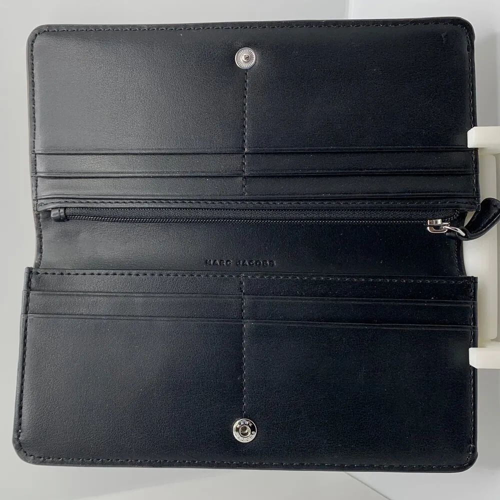 MARC JACOBS Pebbled Leather tan Continental Zip around Wallet - Image 3