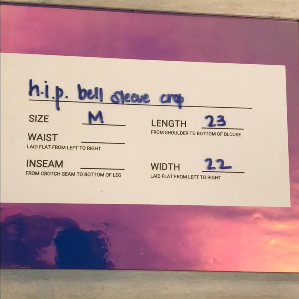 Floral bell sleeve sheer blouse - Image 2