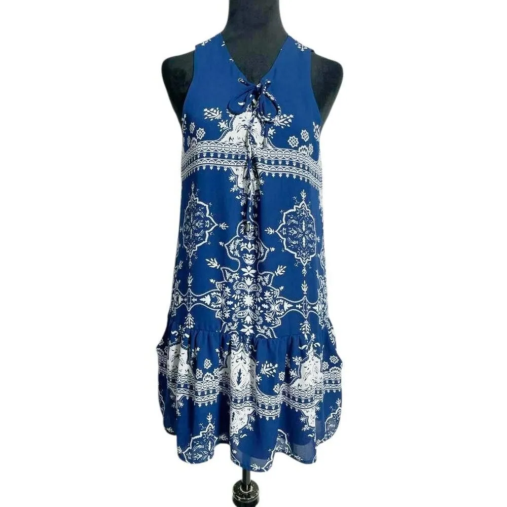Lovers + Friends Size Small Dress Sleeveless Boho Mini - Image 2