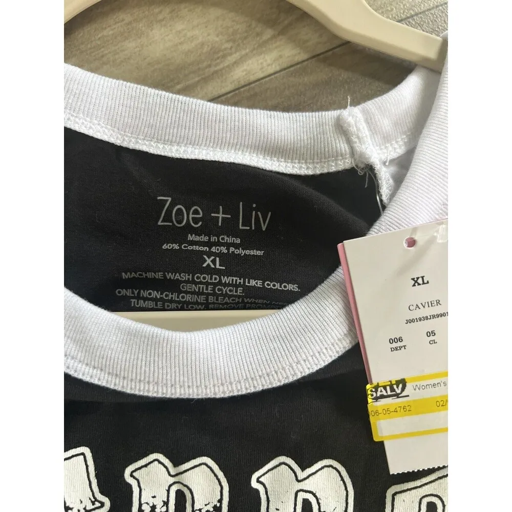 Zoe +Liv Women's Eternal Est 1977 Cropped T-Shirt Size XL - Image 8