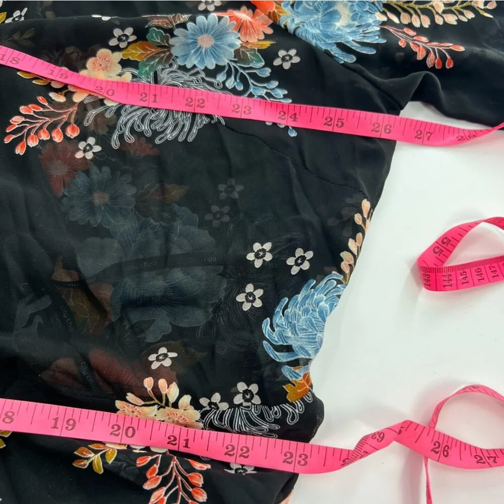 NWT City Chic Poised Bloom Maxi Dress wrap floral sz 22 - Image 5