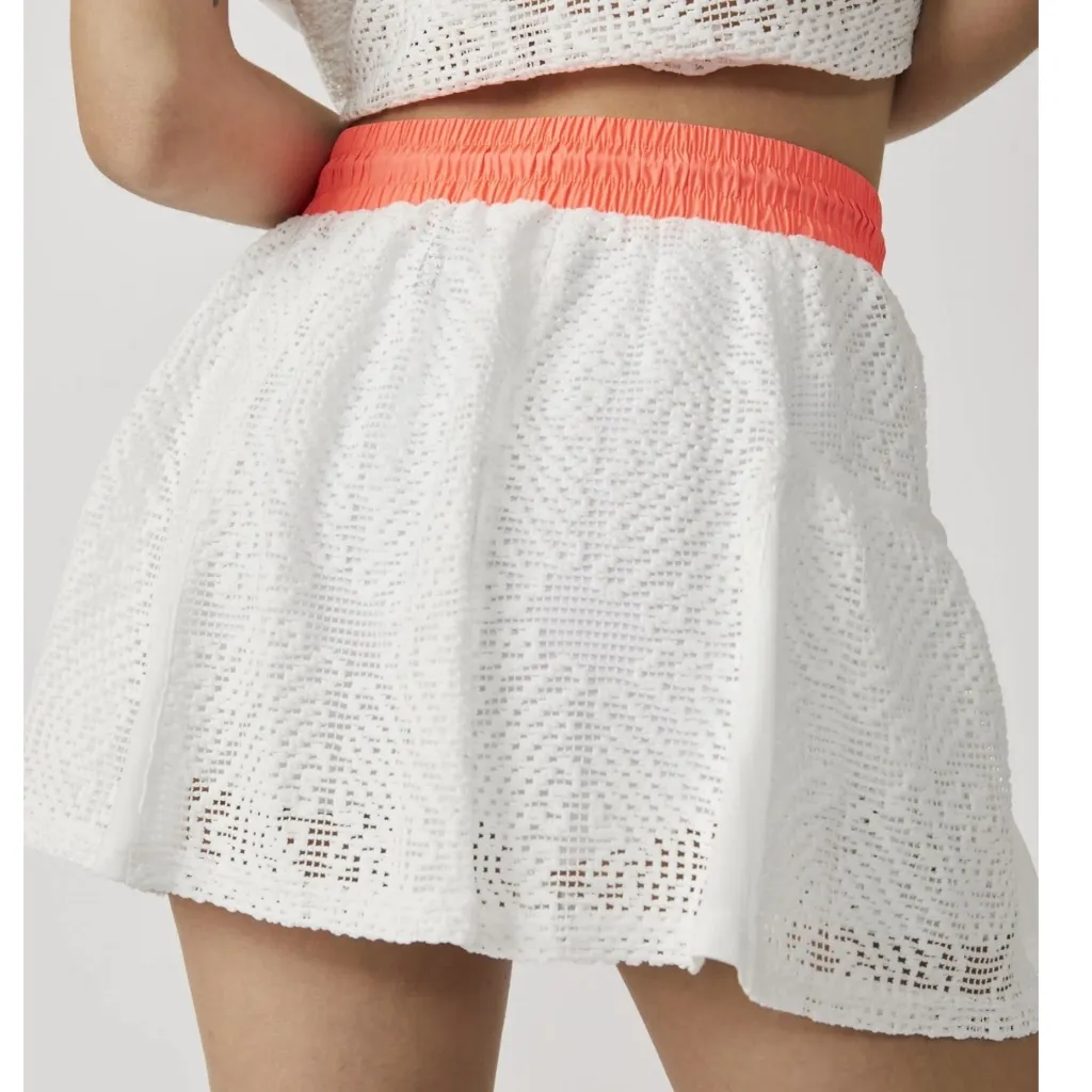 Free People Good Sport Skort in White Combo sz xs NWT - Image 2